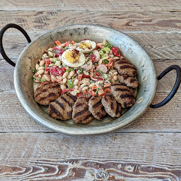 Beef & lamb meatballs (Tekīrdag köftesi)