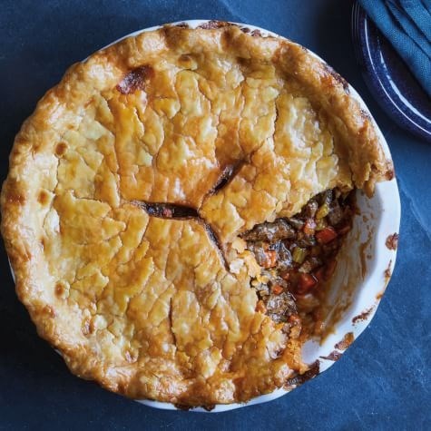 Beef & mushroom potpie