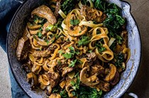 Beef & mushroom Stroganoff 