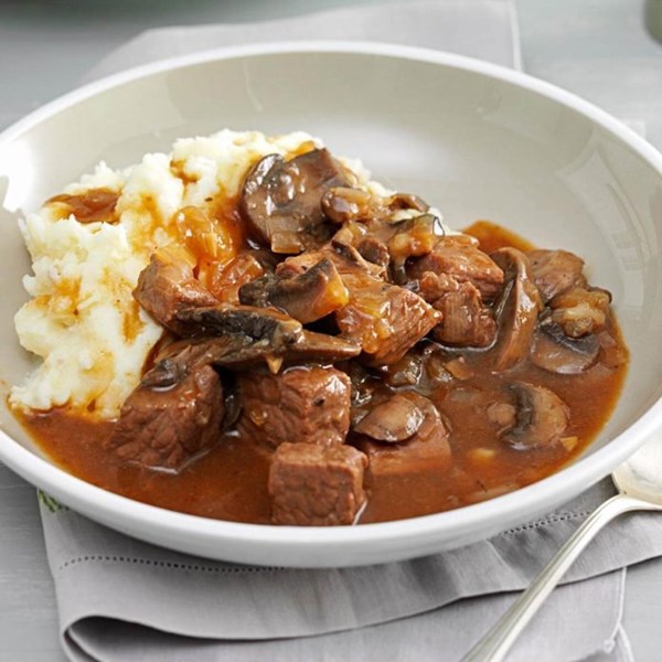 Beef & mushrooms braised stew