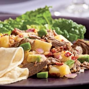 Beef & potato salad with smoky chipotle (Salpicón de res al chipotle)