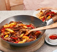 Beef & Sichuan pepper stir-fry
