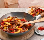 Beef & Sichuan pepper stir-fry