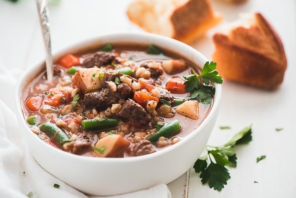 Beef and barley soup