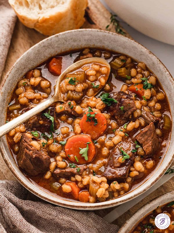 Beef and barley soup