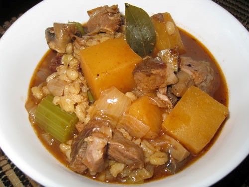 Beef and barley stew