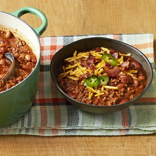 Beef-and-bean chili