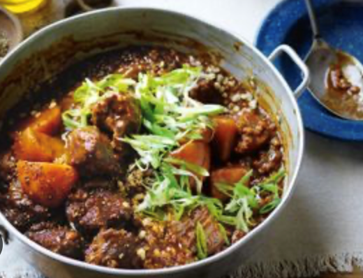 Beef and black pepper stew