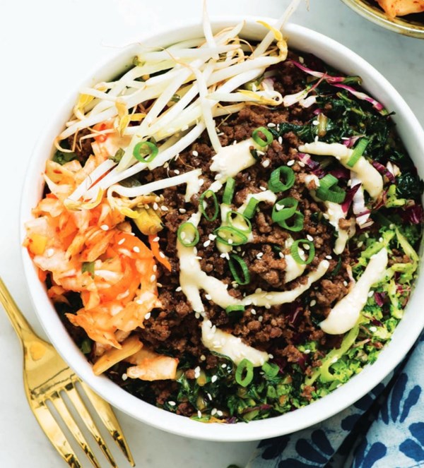 Beef and broccoli bowls