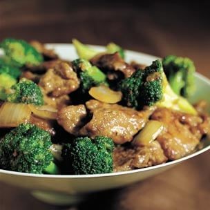 Beef and broccoli with oyster sauce