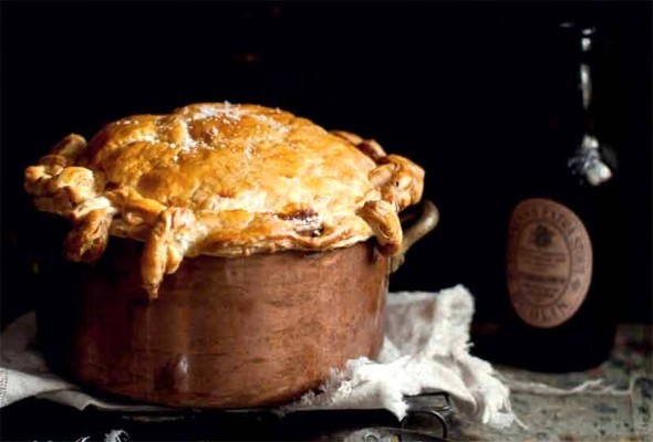 Beef and Guinness pie
