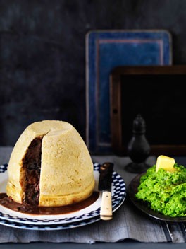 Beef and kidney pudding