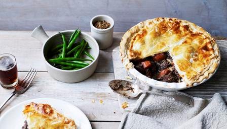 Beef and mustard pie