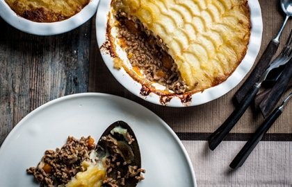 Beef and onion cottage pie