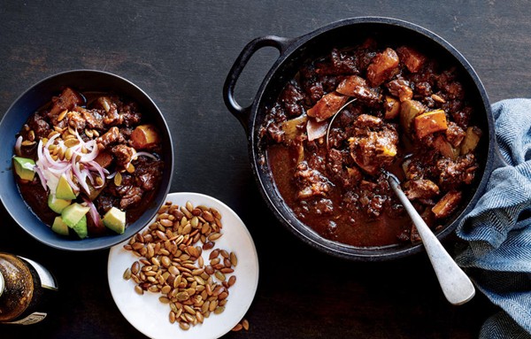 Beef and squash chili