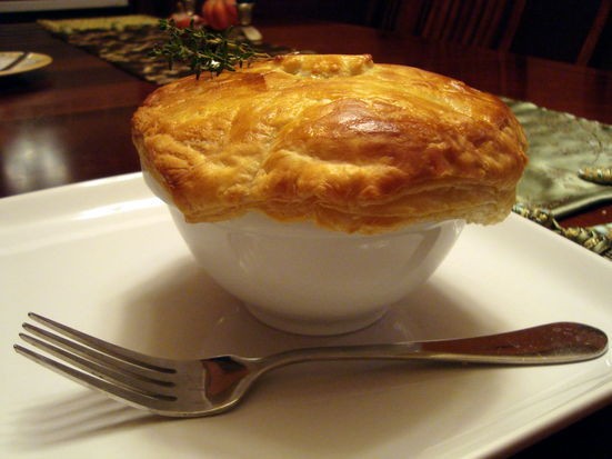 Beef and stout pot pie