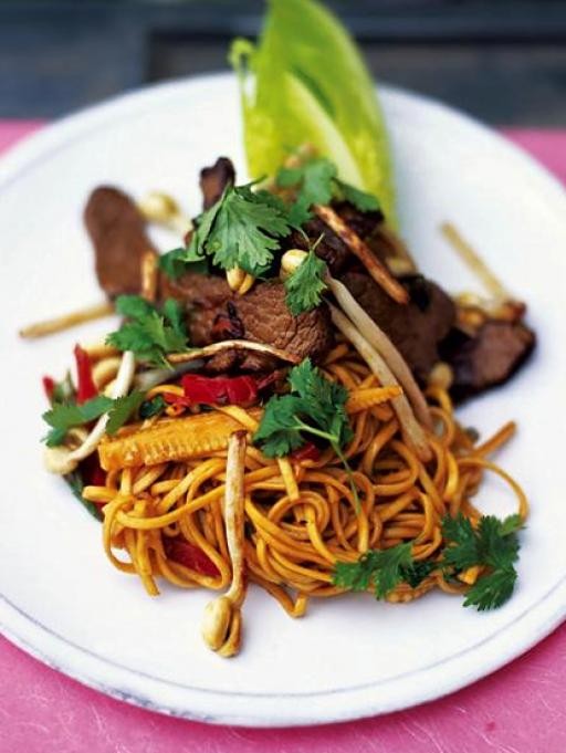 Beef and vegetable stir-fry