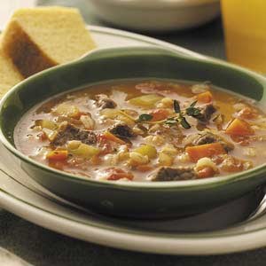 Beef barley soup