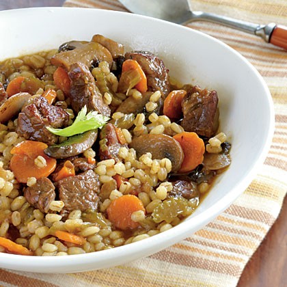 Beef-barley soup