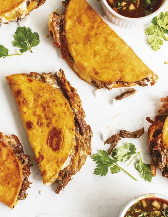Beef birria tacos