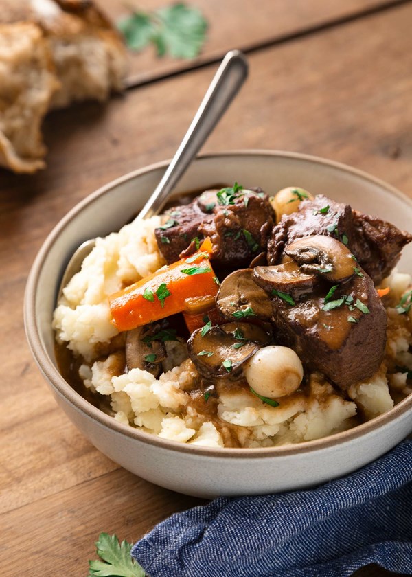 Beef bourguignon