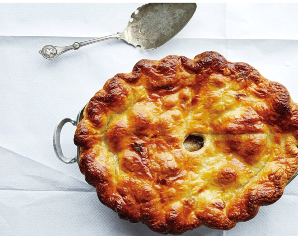 Beef Bourguignonne pot pie