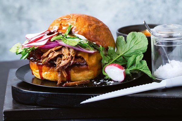 Beef brisket burgers