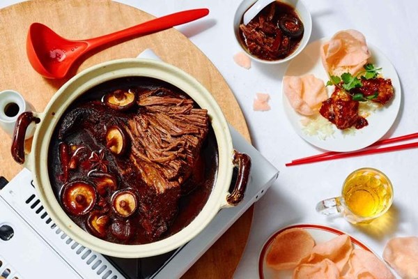 Beef brisket hot pot