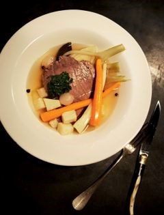 Beef brisket with gremolata