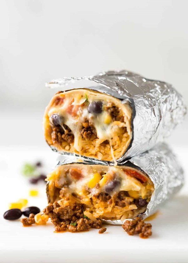 Beef burrito
