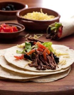 Beef burritos