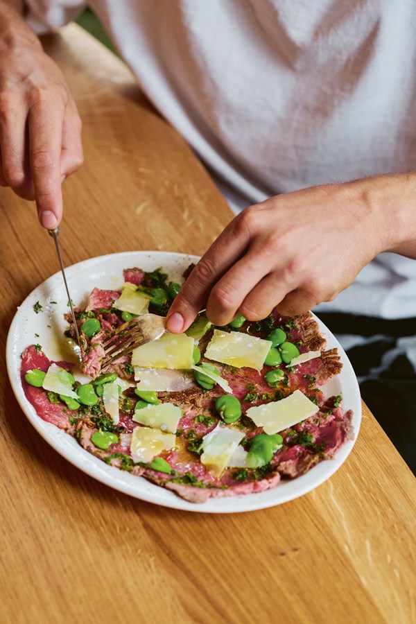 Beef carpaccio