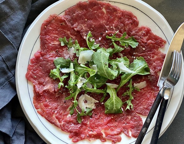 Beef carpaccio