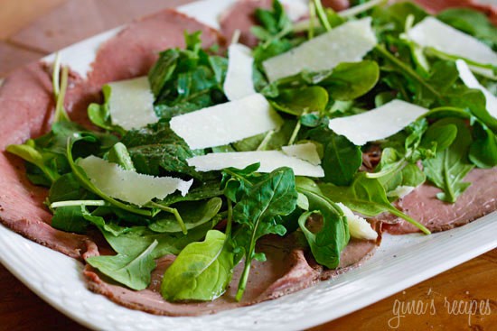 Beef carpaccio