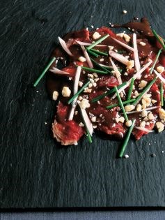 Beef carpaccio (Filet de boeuf en carpaccio)