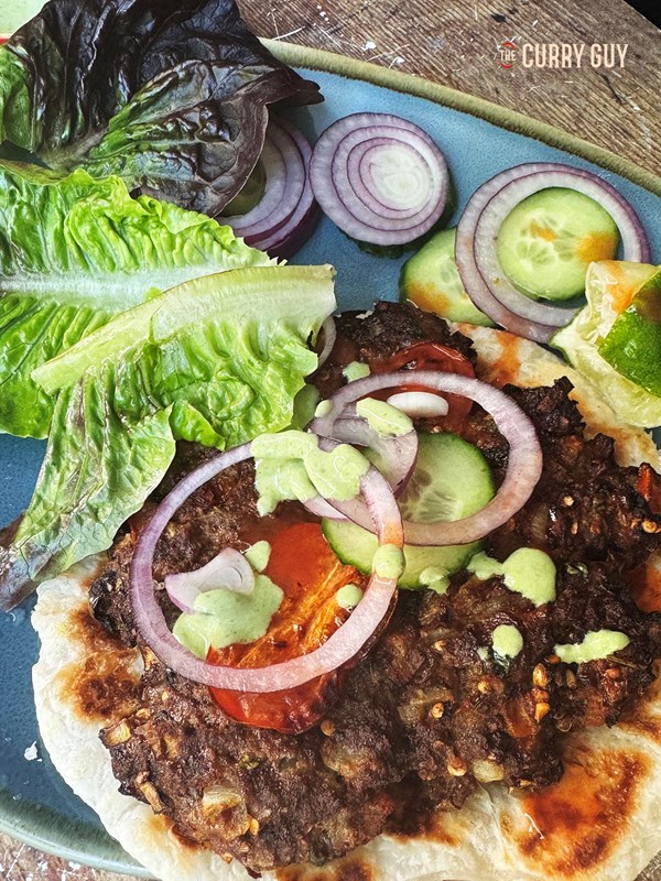 Beef chapli kebabs