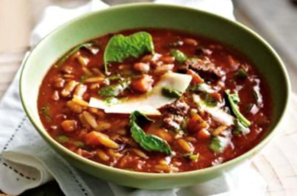 Beef cheek minestrone