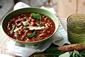 Beef-cheek minestrone