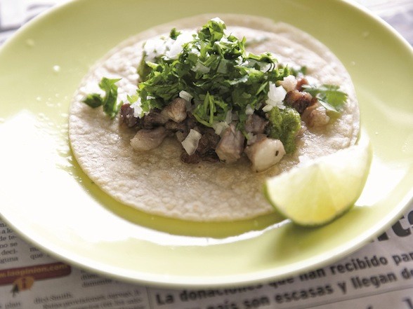 Beef cheek tacos