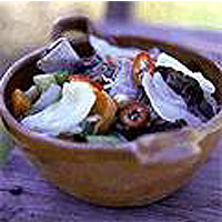 Beef, chickpea and cabbage caldo