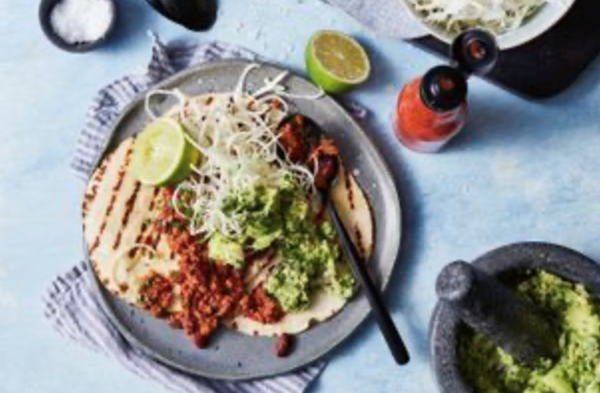 Beef chilli tortillas