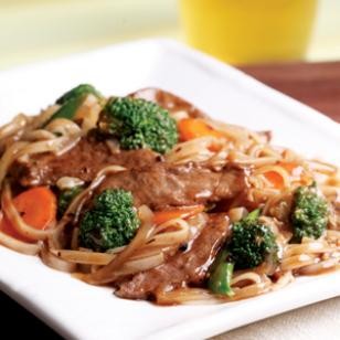 Beef chow fun