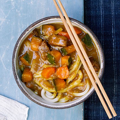 Beef curry udon (Kare udon)