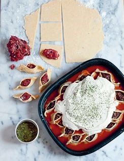 Beef dumplings (Manti)