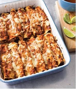Beef enchiladas