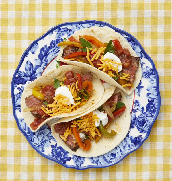 Beef fajitas