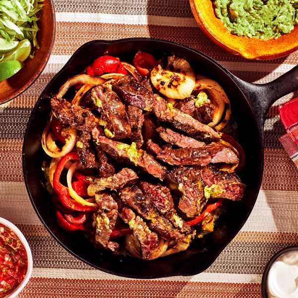 Beef fajitas