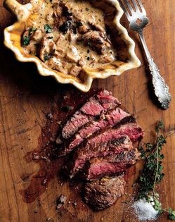 Beef fillet with chanterelle Marsala sauce [Justin Courson]