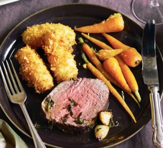 Beef fillet with red wine sauce
