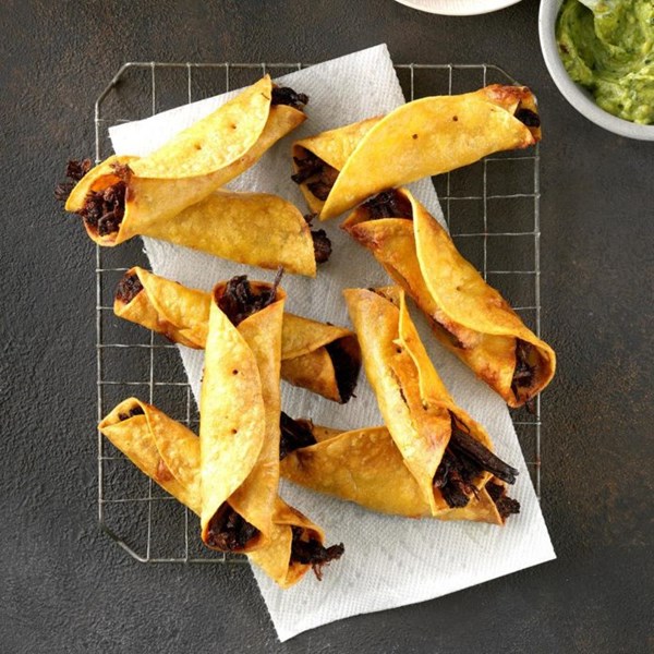 Beef flautas